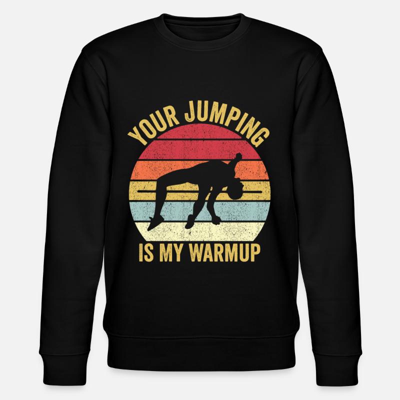 Fun Pole Vault Pole Vault - Stanley/Stella CHANGER Unisex Organic Sweatshirt - black