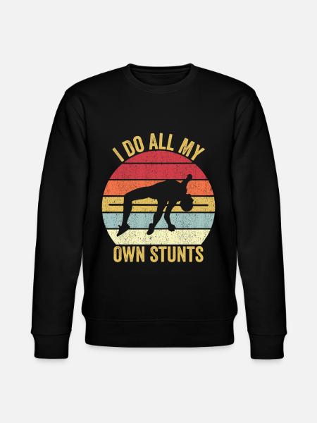 Fun Pole Vault Pole Vault - Stanley/Stella CHANGER Unisex Organic Sweatshirt - black
