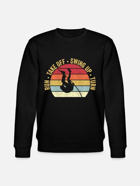 Fun Pole Vault Pole Vault - Stanley/Stella CHANGER Unisex Organic Sweatshirt - black