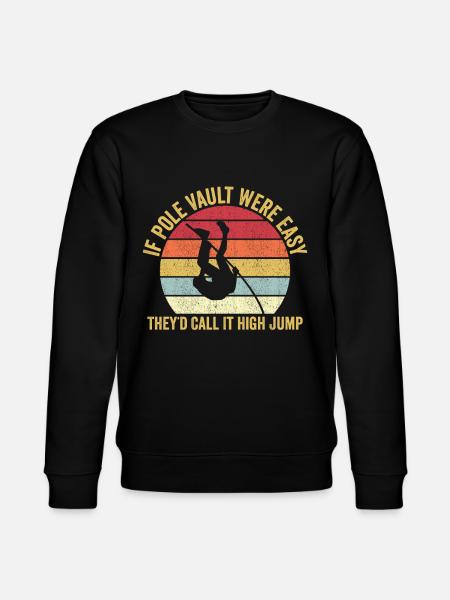 Fun Pole Vault Pole Vault - Stanley/Stella CHANGER Unisex Organic Sweatshirt - black