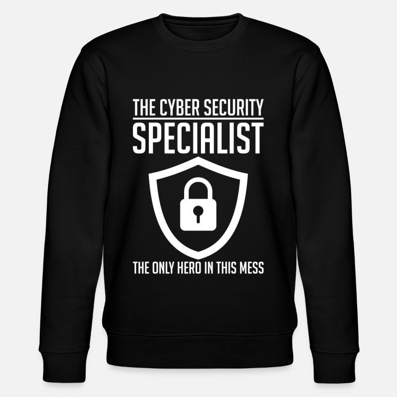 Cybersecurity Computersicherheit Cybersecurity - Stanley/Stella Unisex Bio-Sweatshirt CHANGER  - Schwarz