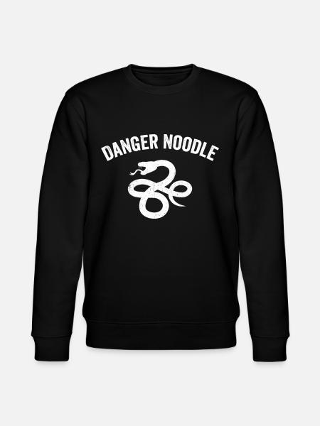 Snake danger noodle - Stanley/Stella CHANGER Unisex Organic Sweatshirt - black