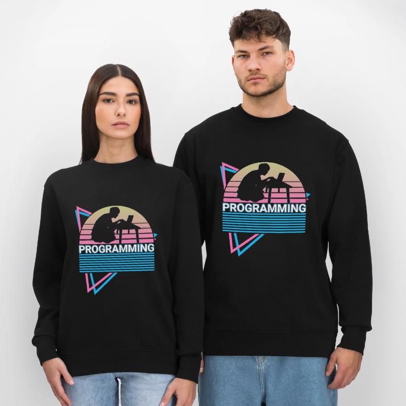 Programmierung Programmierer Retro Stanley/Stella Unisex Bio-Sweatshirt CHANGER 