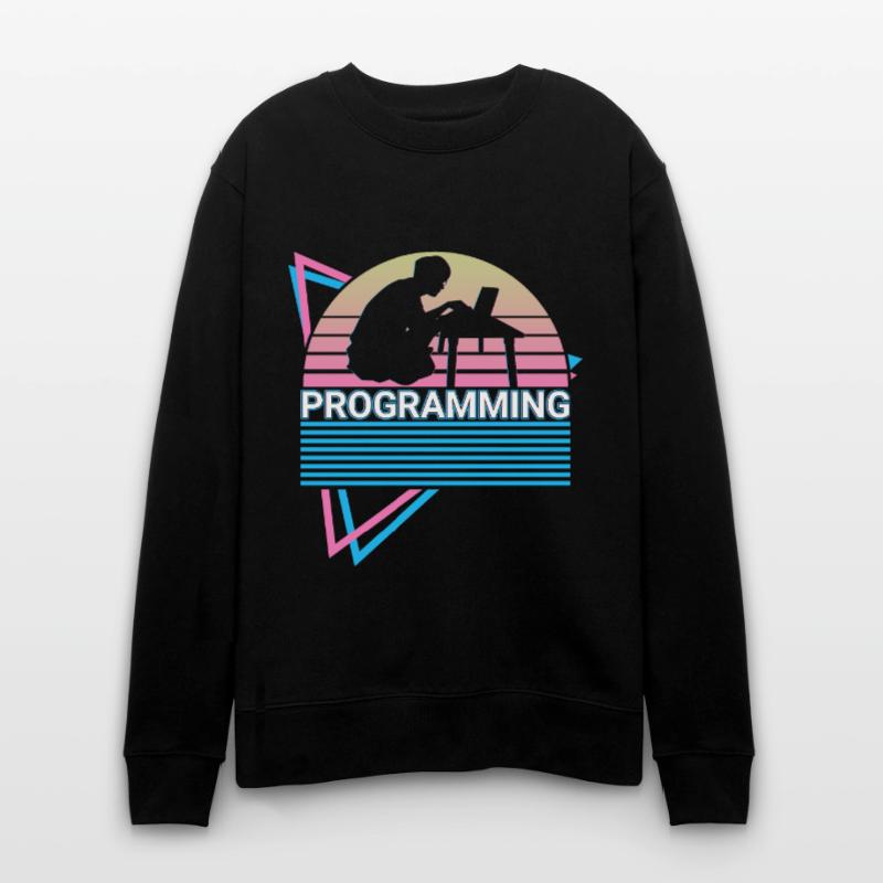 Programmierung Programmierer Retro Stanley/Stella Unisex Bio-Sweatshirt CHANGER 
