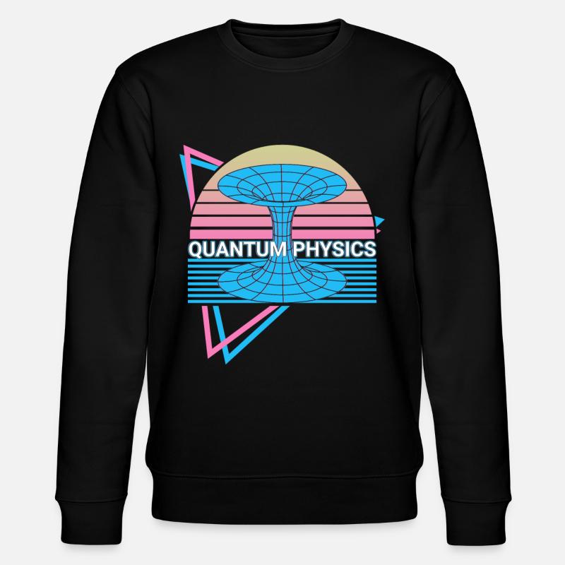 Quantenphysik Retro - Stanley/Stella Unisex Bio-Sweatshirt CHANGER  - Schwarz