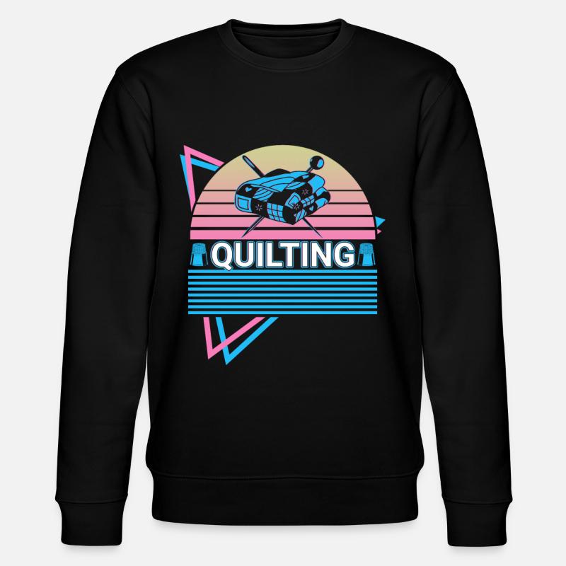 Quilting Quilter Retro - Sweat bio CHANGER Stanley/Stella Unisexe - noir