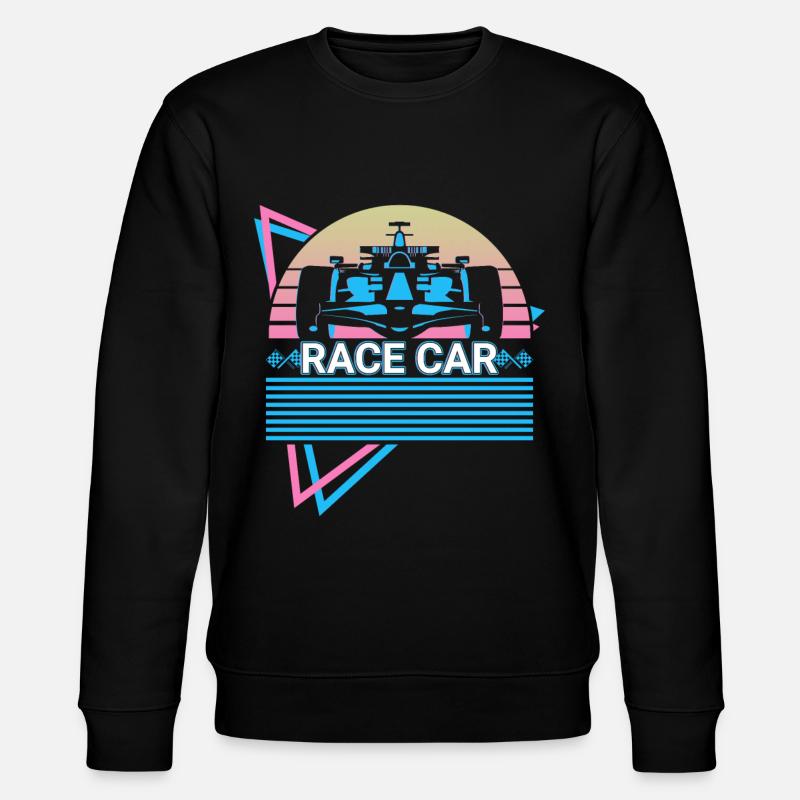 Voiture de course rétro - Sweat bio CHANGER Stanley/Stella Unisexe - noir