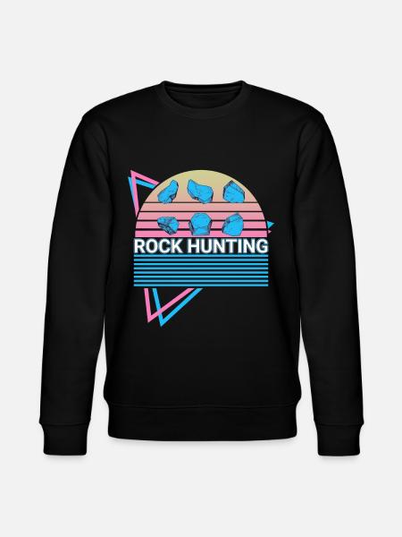 Rock Hunting Rock Hunter Retro - Stanley/Stella CHANGER Unisex Organic Sweatshirt - black
