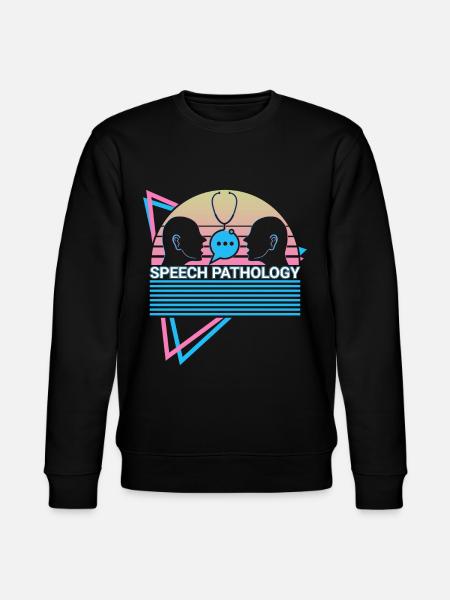 Speech Pathology Speech Pathologist Retro - Stanley/Stella CHANGER Unisex Organic Sweatshirt - black