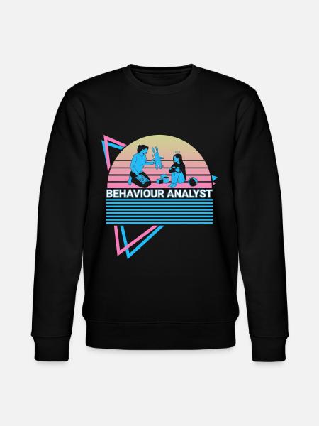 Behavioral Analyst Retro - Stanley/Stella CHANGER Unisex Organic Sweatshirt - black