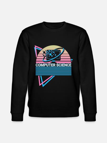 Computer Science Retro - Stanley/Stella CHANGER Unisex Organic Sweatshirt - black