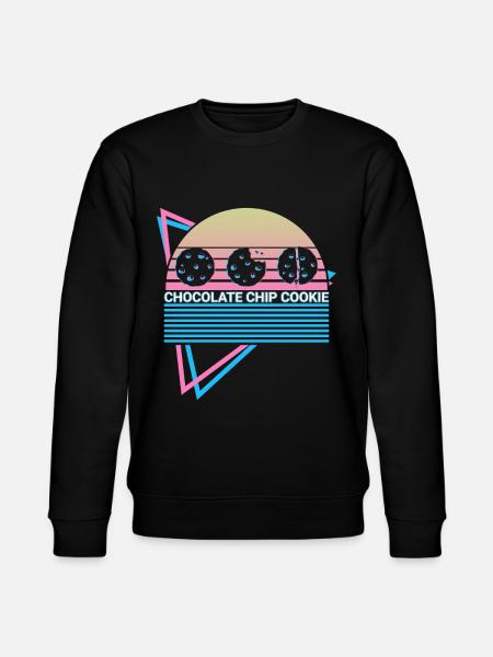 Chocolate Cookies Retro - Stanley/Stella CHANGER Unisex Organic Sweatshirt - black