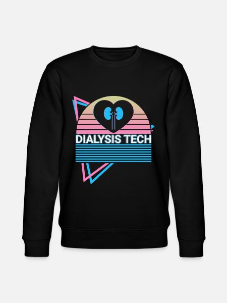 Dialysis Technician Dialysis Technician Retro - Stanley/Stella CHANGER Unisex Organic Sweatshirt - black