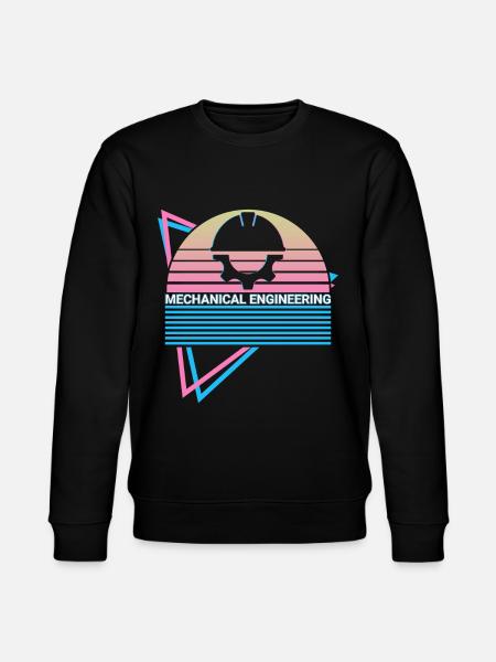 Mechanical Engineering Retro - Stanley/Stella CHANGER Unisex Organic Sweatshirt - black