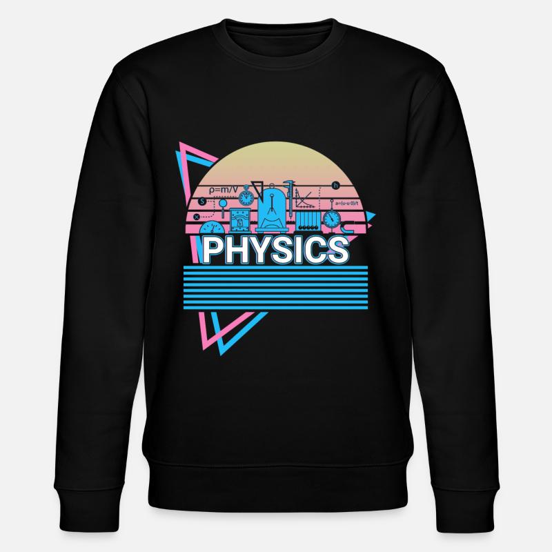 Physik Retro Wissenschaft - Stanley/Stella Unisex Bio-Sweatshirt CHANGER  - Schwarz