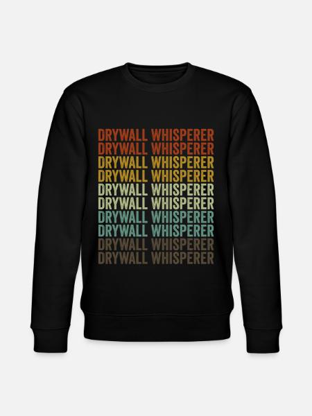 Drywall Whisperer Drywall Construction Finis - Stanley/Stella CHANGER Unisex Organic Sweatshirt - black