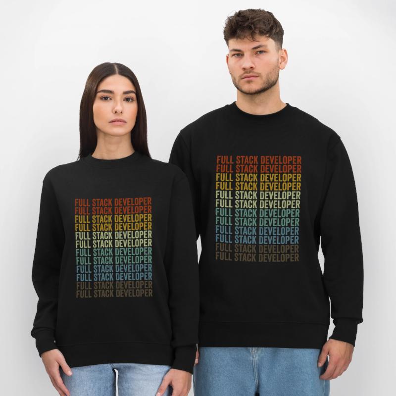 Full Stack Entwickler Coding Programmierer Full St Stanley/Stella Unisex Bio-Sweatshirt CHANGER 