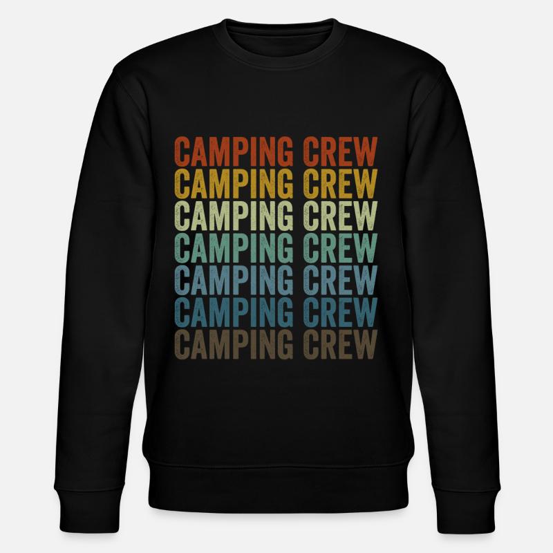 Camping-Crew Camping-Crew Camping-Compilation - Stanley/Stella CHANGER Unisex Organic Sweatshirt - black