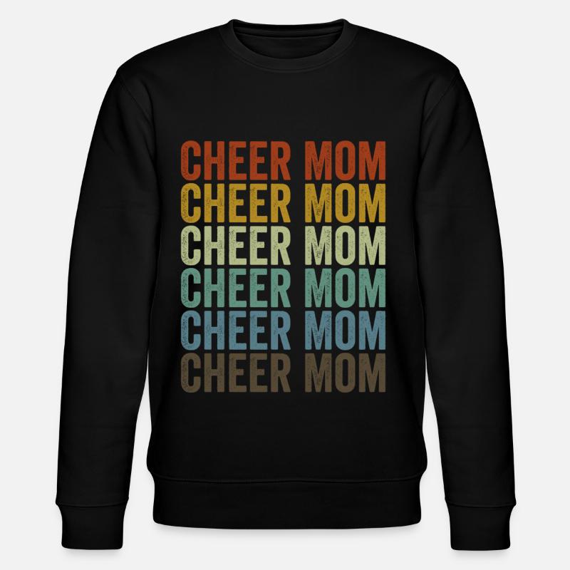 Cheer Mama - Stanley/Stella Unisex Bio-Sweatshirt CHANGER  - Schwarz