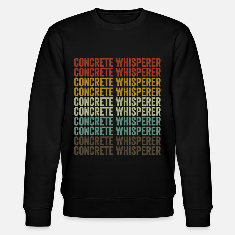 Béton Chuchoteur Construction Béton - Sweat bio CHANGER Stanley/Stella Unisexe - noir