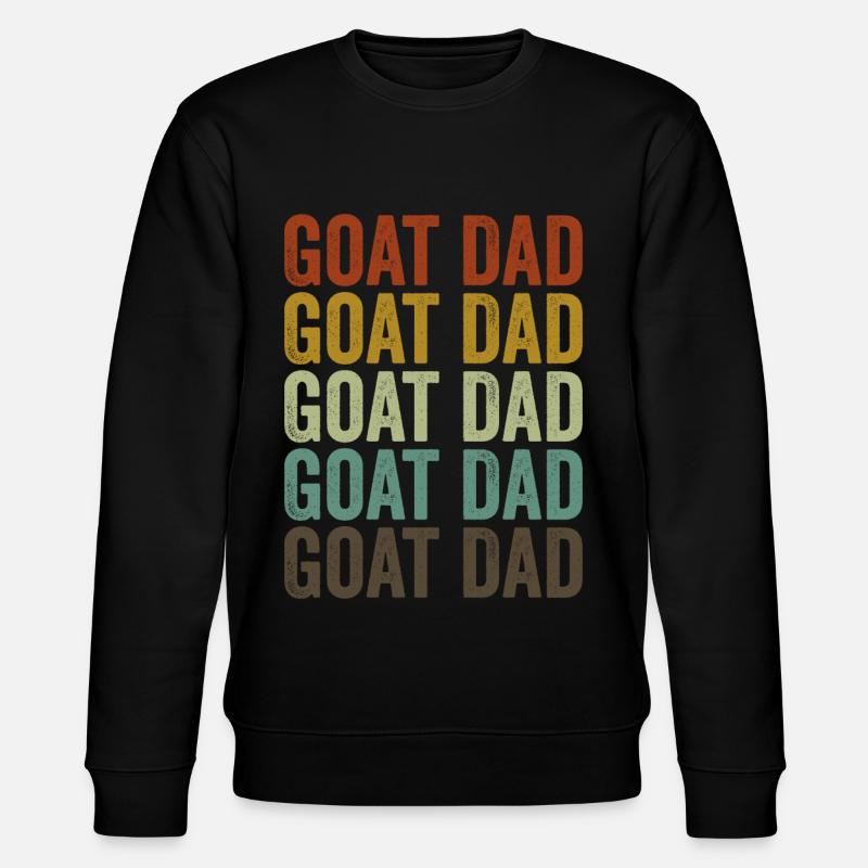 Goat father Goat father - Stanley/Stella CHANGER Unisex Organic Sweatshirt - black