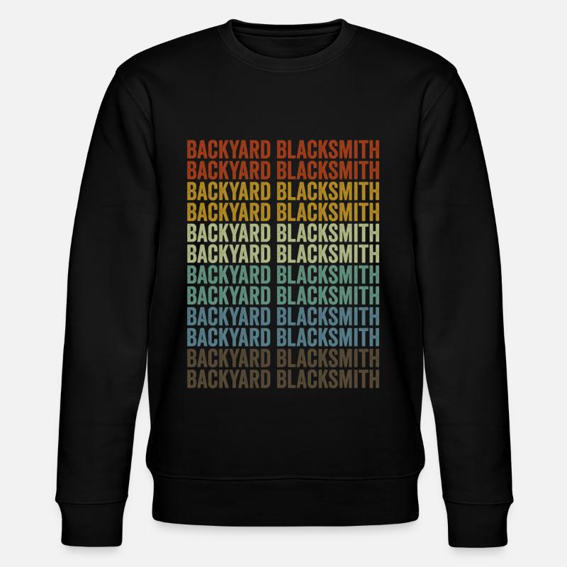 Backyard Blacksmithing Blacksmithing - Stanley/Stella CHANGER Unisex Organic Sweatshirt - black