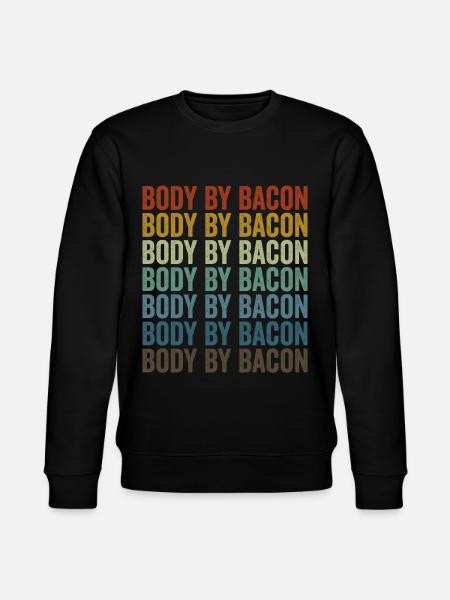 Body of Bacon Bacon Lover - Stanley/Stella CHANGER Unisex Organic Sweatshirt - black