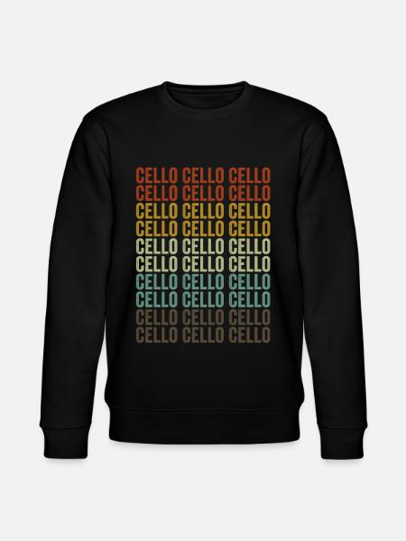 Cello Cello Cello Cello Player - Stanley/Stella CHANGER Unisex Organic Sweatshirt - black
