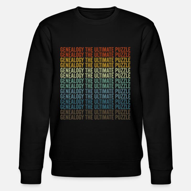 Généalogie Le puzzle ultime Généalogie - Sweat bio CHANGER Stanley/Stella Unisexe - noir