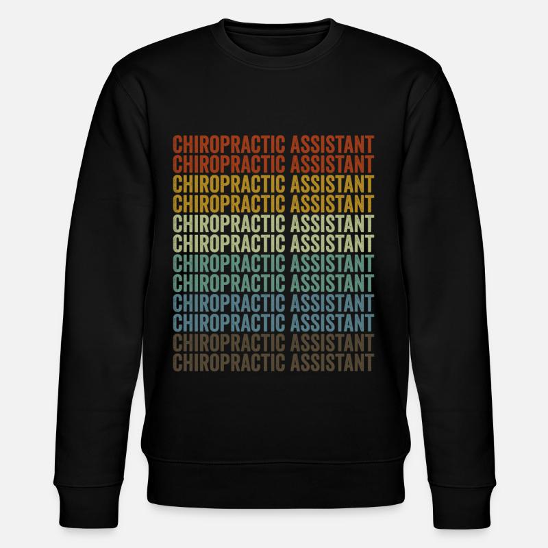 Chiropraktische Assistentin Chiropraktikerin - Stanley/Stella Unisex Bio-Sweatshirt CHANGER  - Schwarz