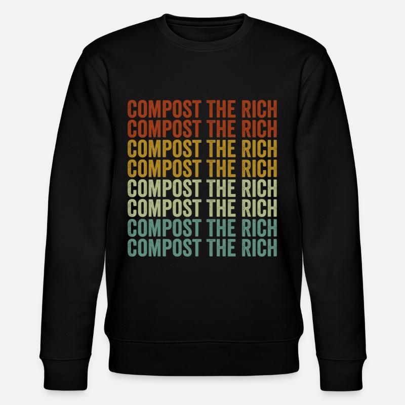 Compost The rich compost - Stanley/Stella CHANGER Unisex Organic Sweatshirt - black