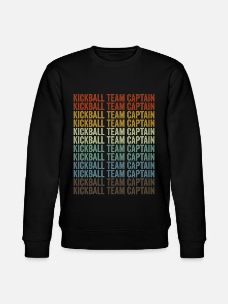 Kickball Team Captain Kickball Player - Stanley/Stella CHANGER Unisex Organic Sweatshirt - black
