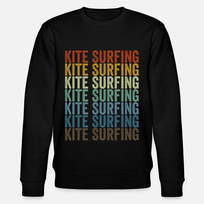Kitesurf Kitesurfer Kitesurf Kitesurf Kitesurf - Sweat bio CHANGER Stanley/Stella Unisexe - noir