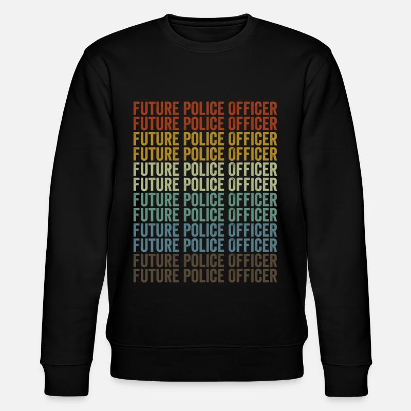 Futur policier - Sweat bio CHANGER Stanley/Stella Unisexe - noir