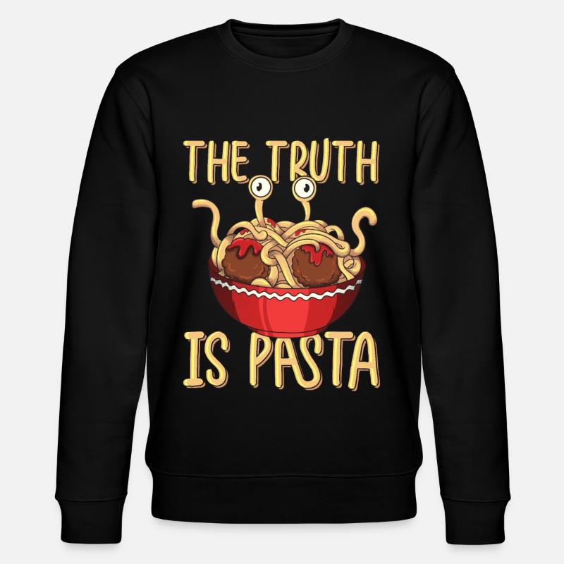 Flying Spaghetti Monster FSM - Stanley/Stella CHANGER Unisex Organic Sweatshirt - black