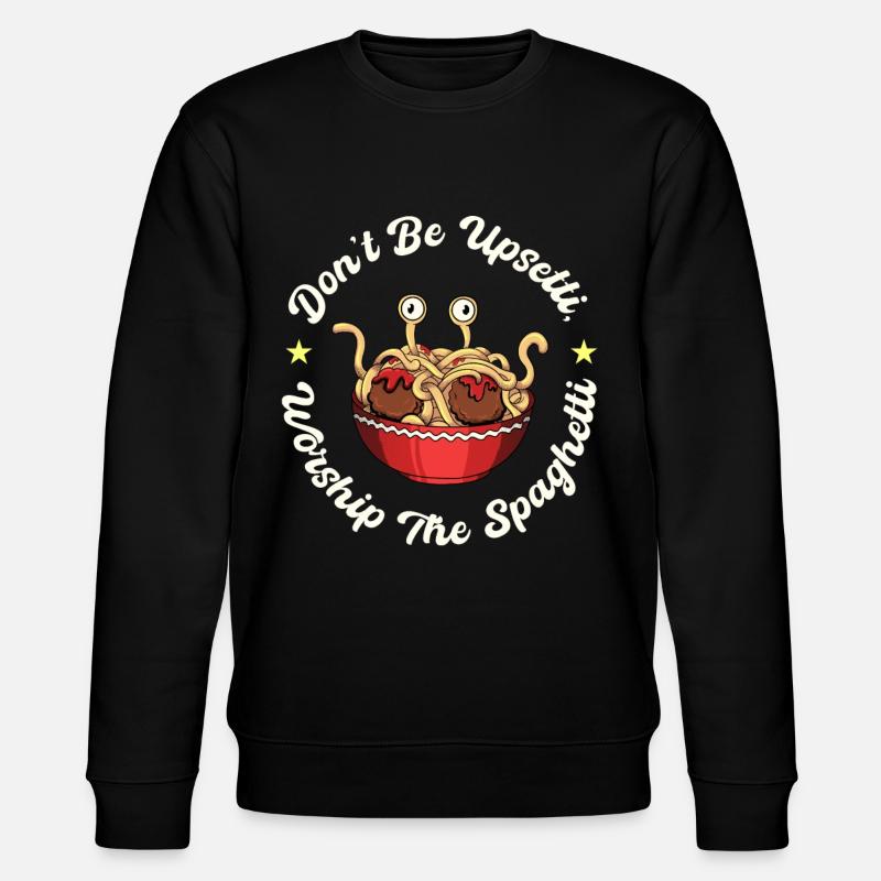 The Flying Spaghetti Monster - Stanley/Stella CHANGER Unisex Organic Sweatshirt - black