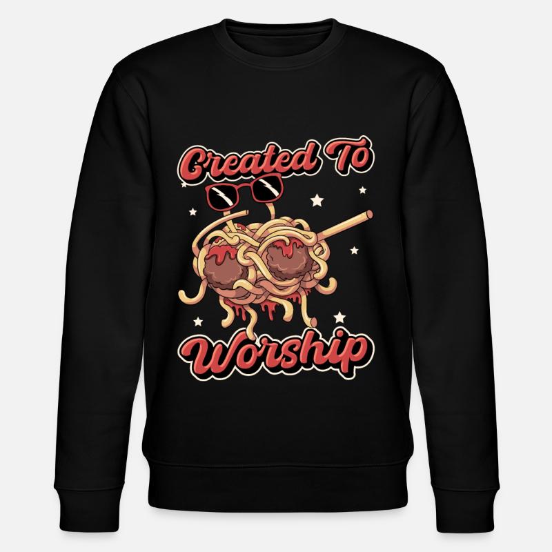 Dab Flying Spaghetti Monster - Sweat bio CHANGER Stanley/Stella Unisexe - noir
