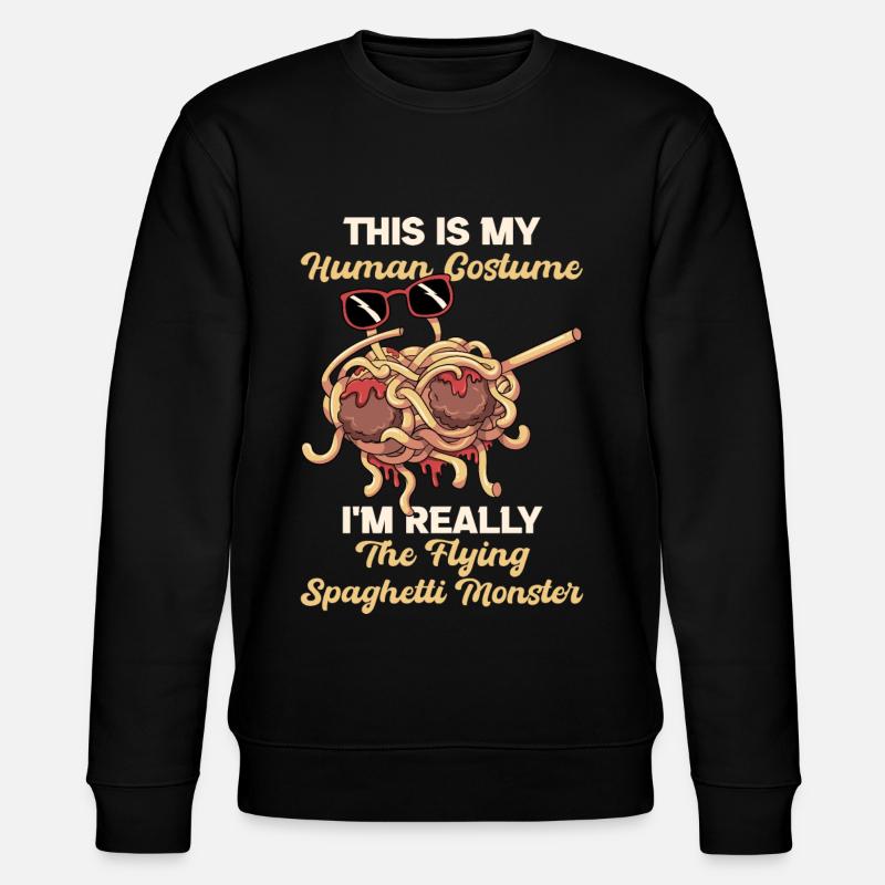 Dabbing Flying Spaghetti Monsters Pastafarian - Sweat bio CHANGER Stanley/Stella Unisexe - noir