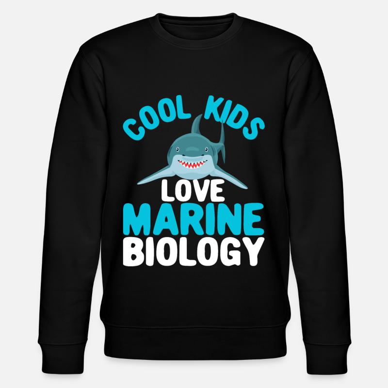 Drôle de biologiste marin - Sweat bio CHANGER Stanley/Stella Unisexe - noir