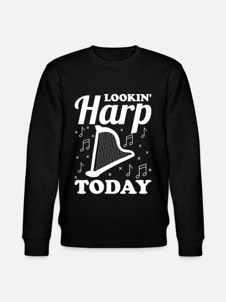 Harpist Harpist - Stanley/Stella CHANGER Unisex Organic Sweatshirt - black