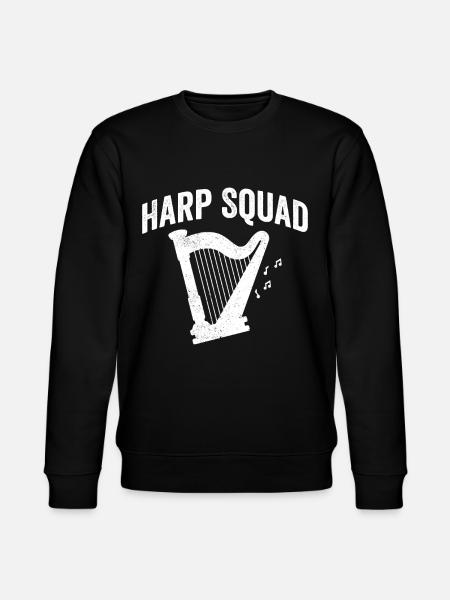 Harpist Harpist - Stanley/Stella CHANGER Unisex Organic Sweatshirt - black