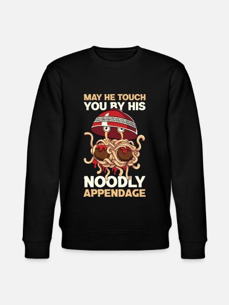 Flying Spaghetti Monster FSM - Stanley/Stella CHANGER Unisex Organic Sweatshirt - black