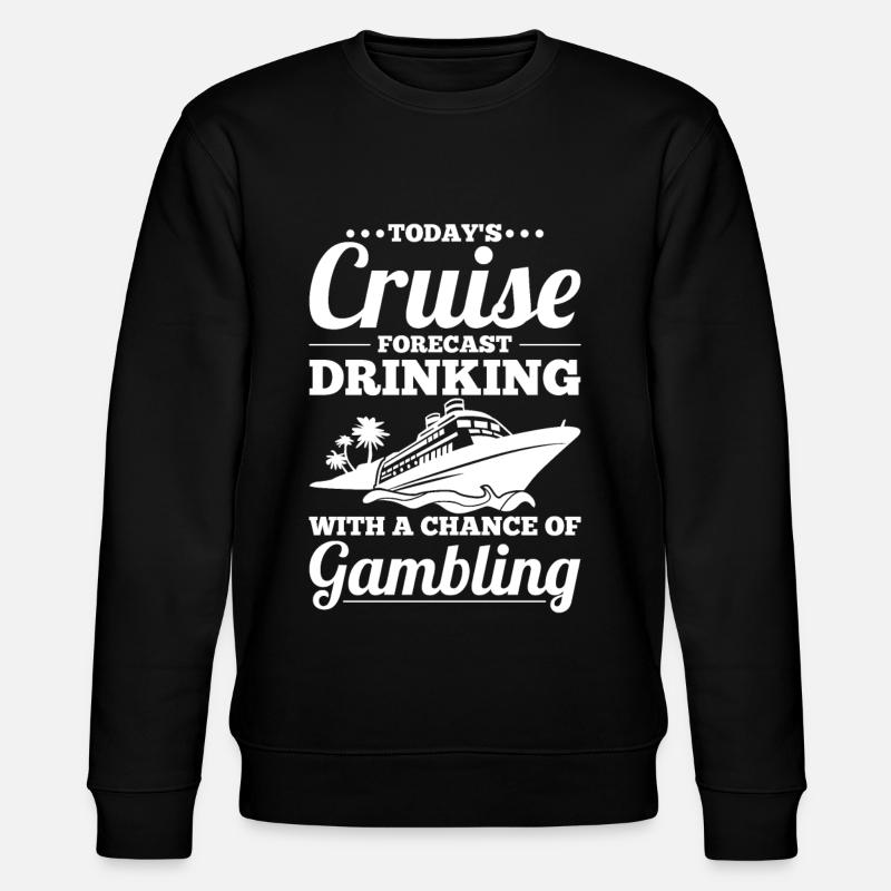 Funny cruising - Stanley/Stella CHANGER Unisex Organic Sweatshirt - black