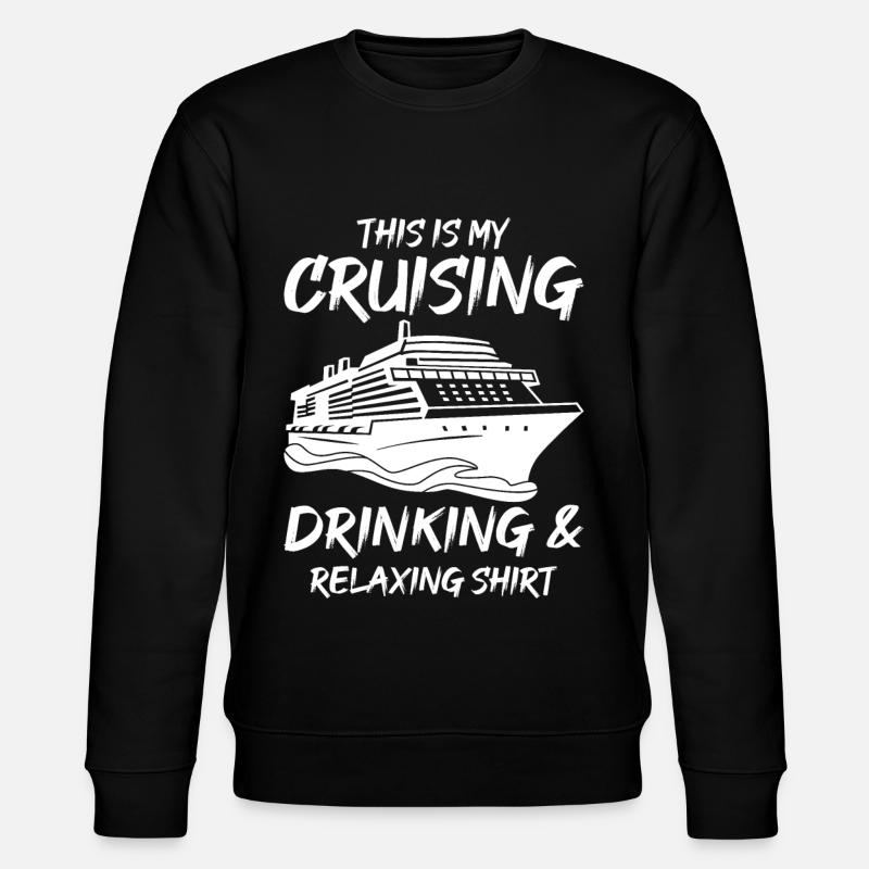Funny cruising - Stanley/Stella CHANGER Unisex Organic Sweatshirt - black