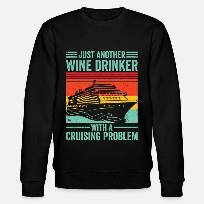 Drôle de croisière rétro - Sweat bio CHANGER Stanley/Stella Unisexe - noir