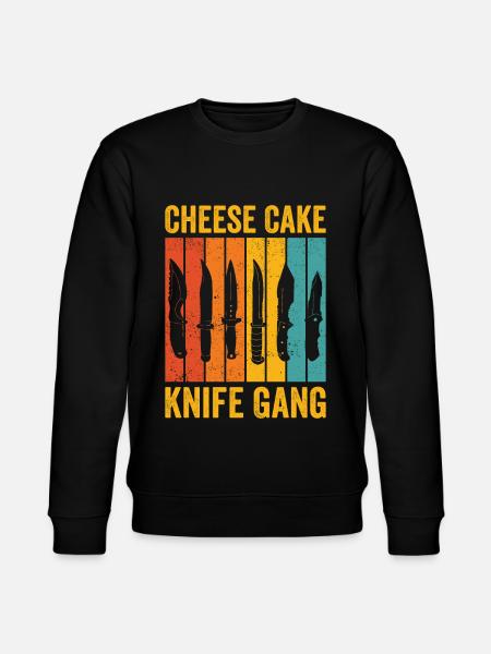 Funny knife collector retro - Stanley/Stella CHANGER Unisex Organic Sweatshirt - black