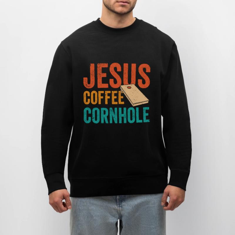 Cornhole Corn Hole Retro Stanley/Stella CHANGER Unisex Organic Sweatshirt