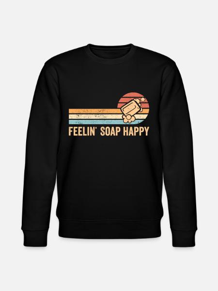Funny soap making soap maker - Stanley/Stella CHANGER Unisex Organic Sweatshirt - black