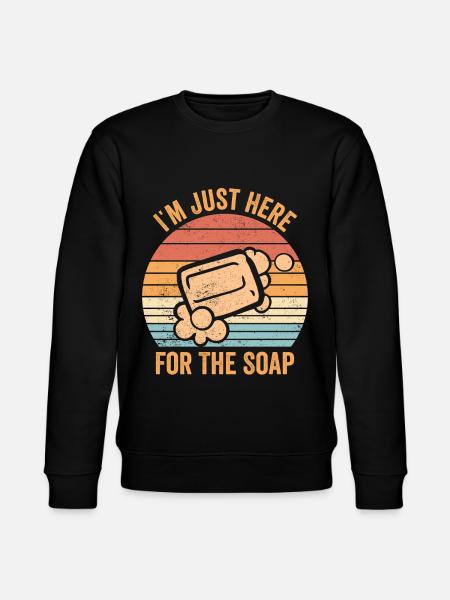 Funny soap making soap maker - Stanley/Stella CHANGER Unisex Organic Sweatshirt - black