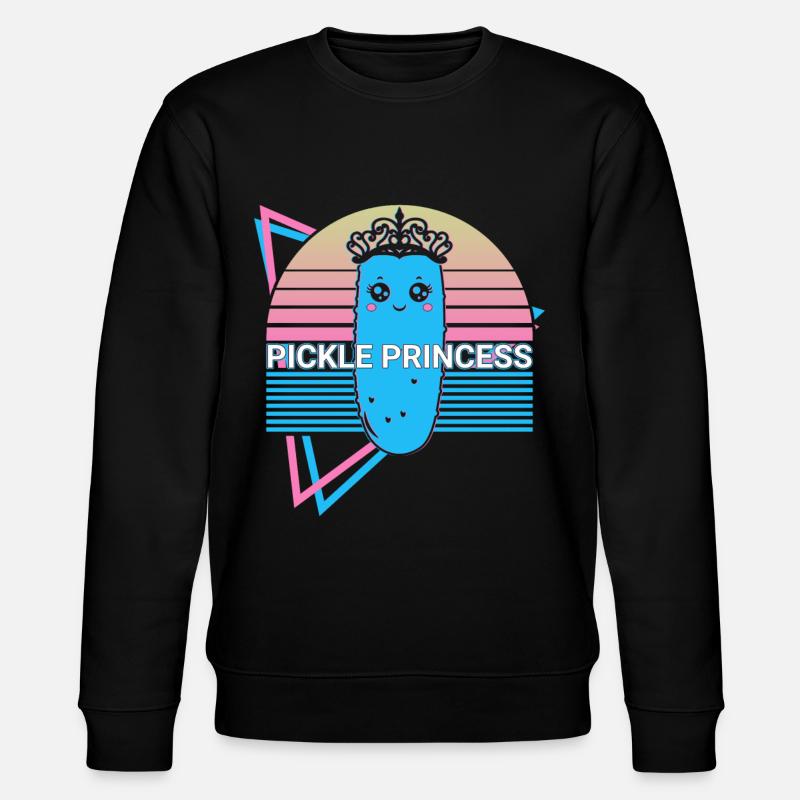 Concombre Princesse Concombre Rétro - Sweat bio CHANGER Stanley/Stella Unisexe - noir